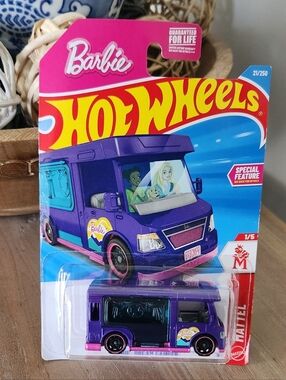 🚌 NIB 2026 Hot Wheels Barbie Dream Camper #21 Purple  Barbie Toy Car Camp Girls